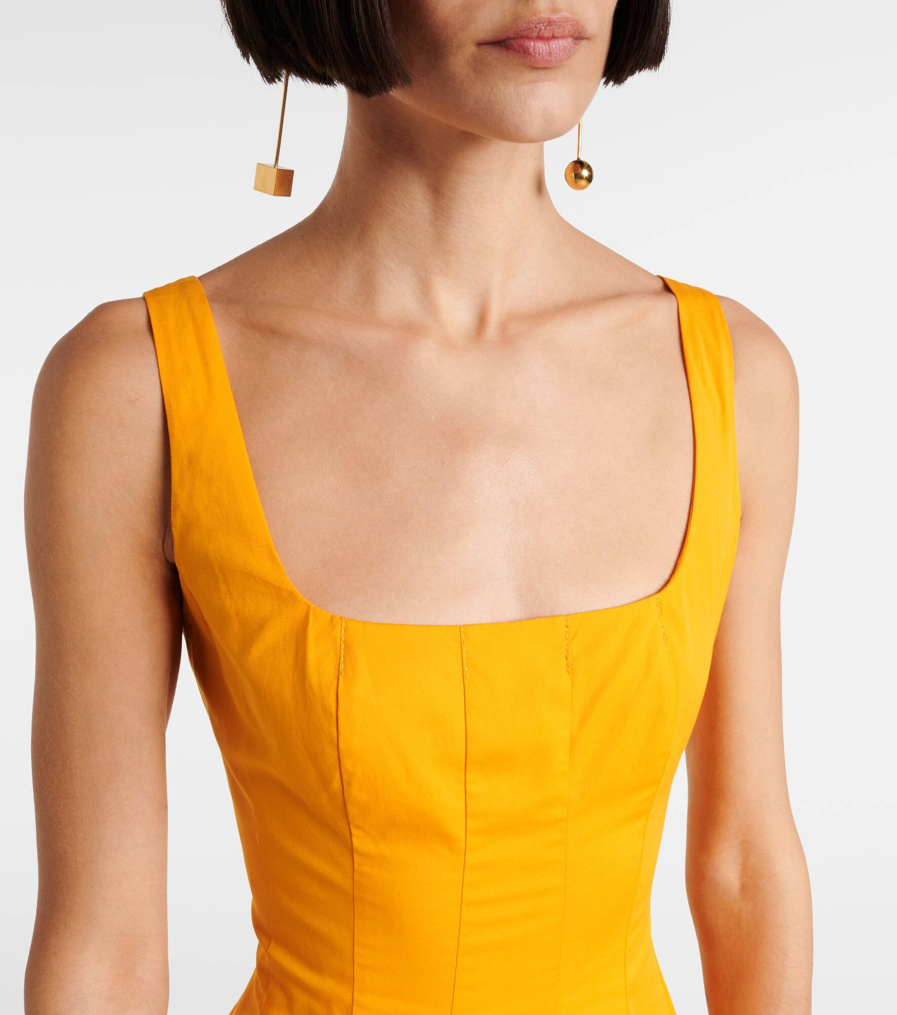 Wells cotton poplin minidress - 4