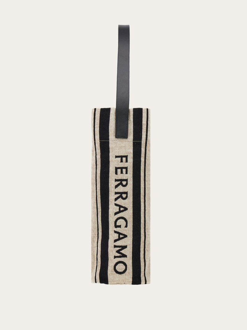 FERRAGAMO Jacquard fabric tote bag outlook