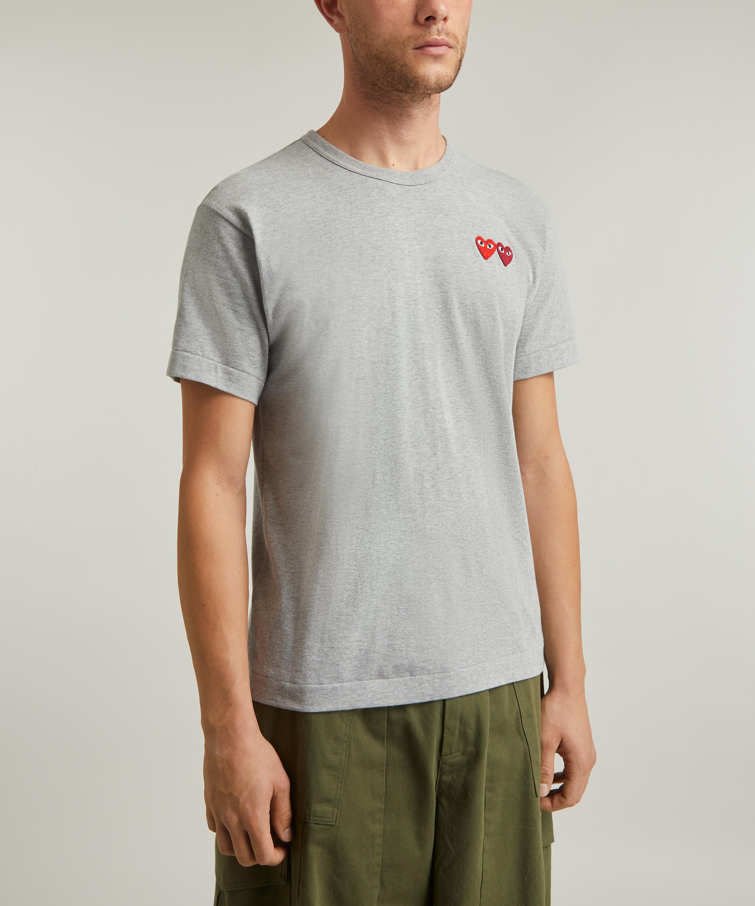 Double Heart Badge T-Shirt - 3