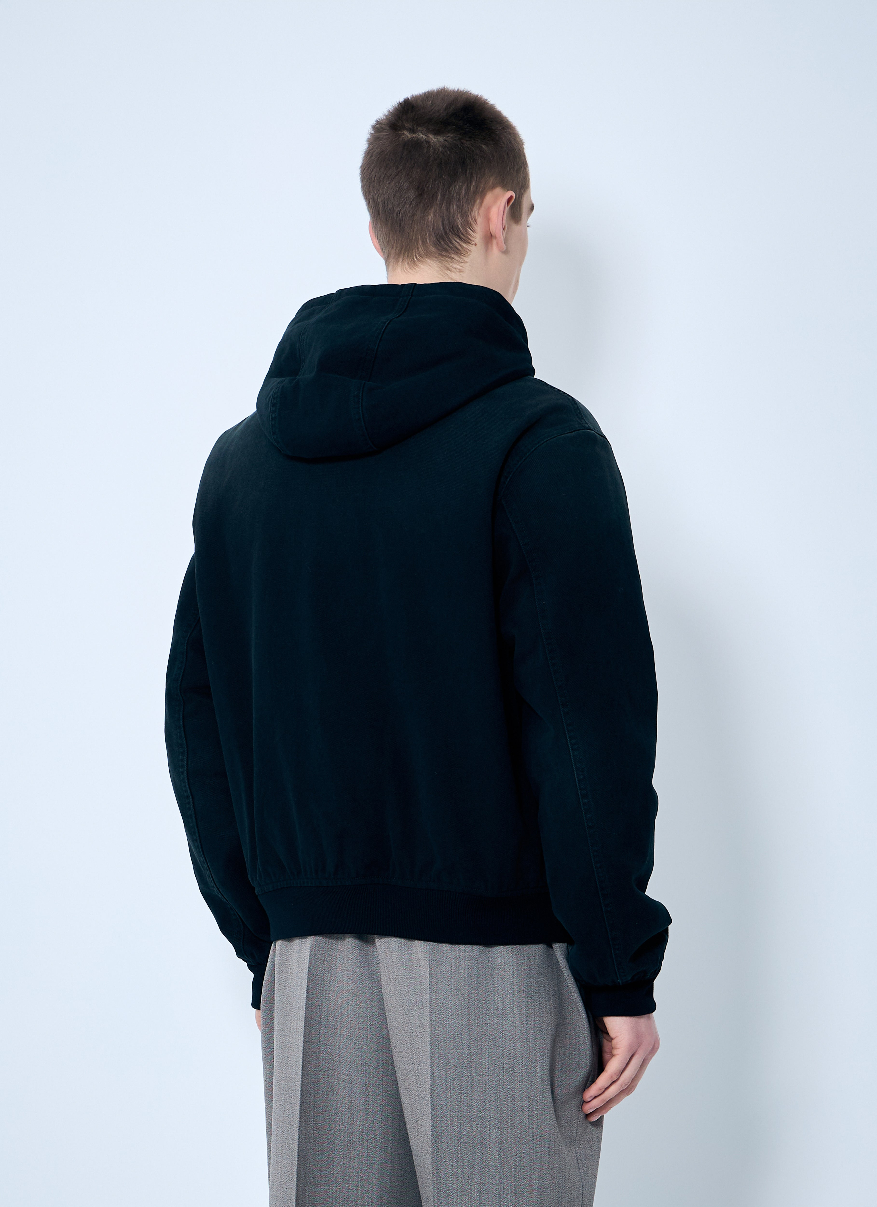 Prada Men Denim Hooded Jacket - 3