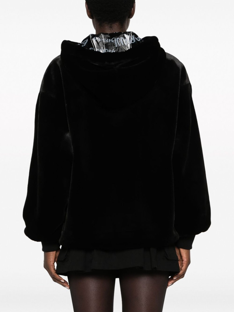 faux-fur reversible hooded jacket 4