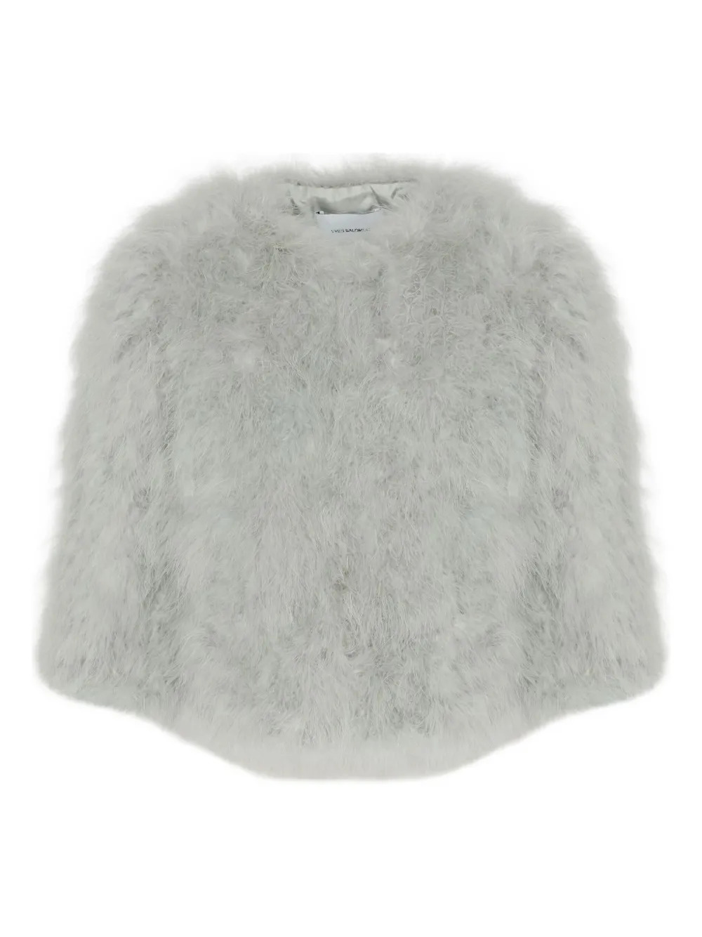 YVES SALOMON - Women Delicate Fluffy Coat - 5