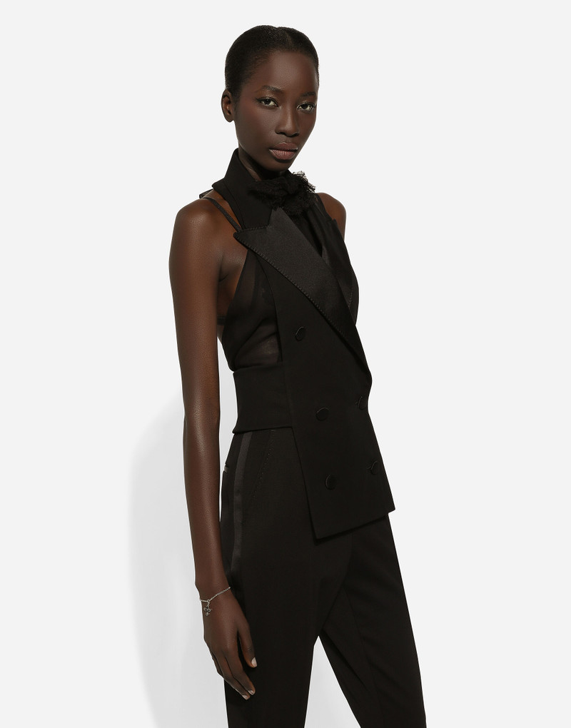 Dolce & Gabbana Fine link bracelet with cross charm outlook