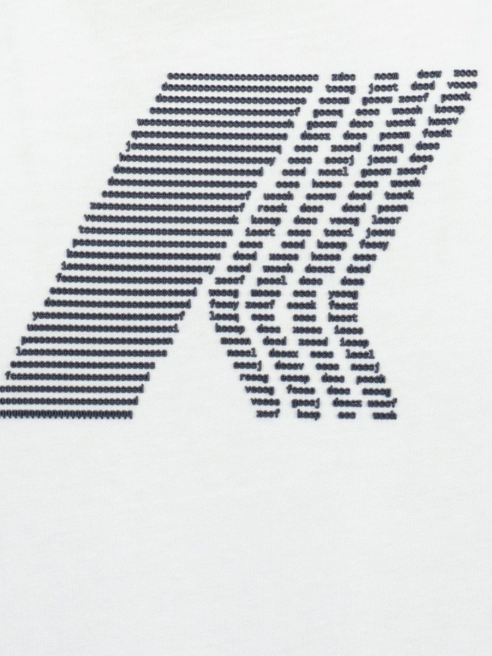 Odom ASCII Code print T-shirt - 3