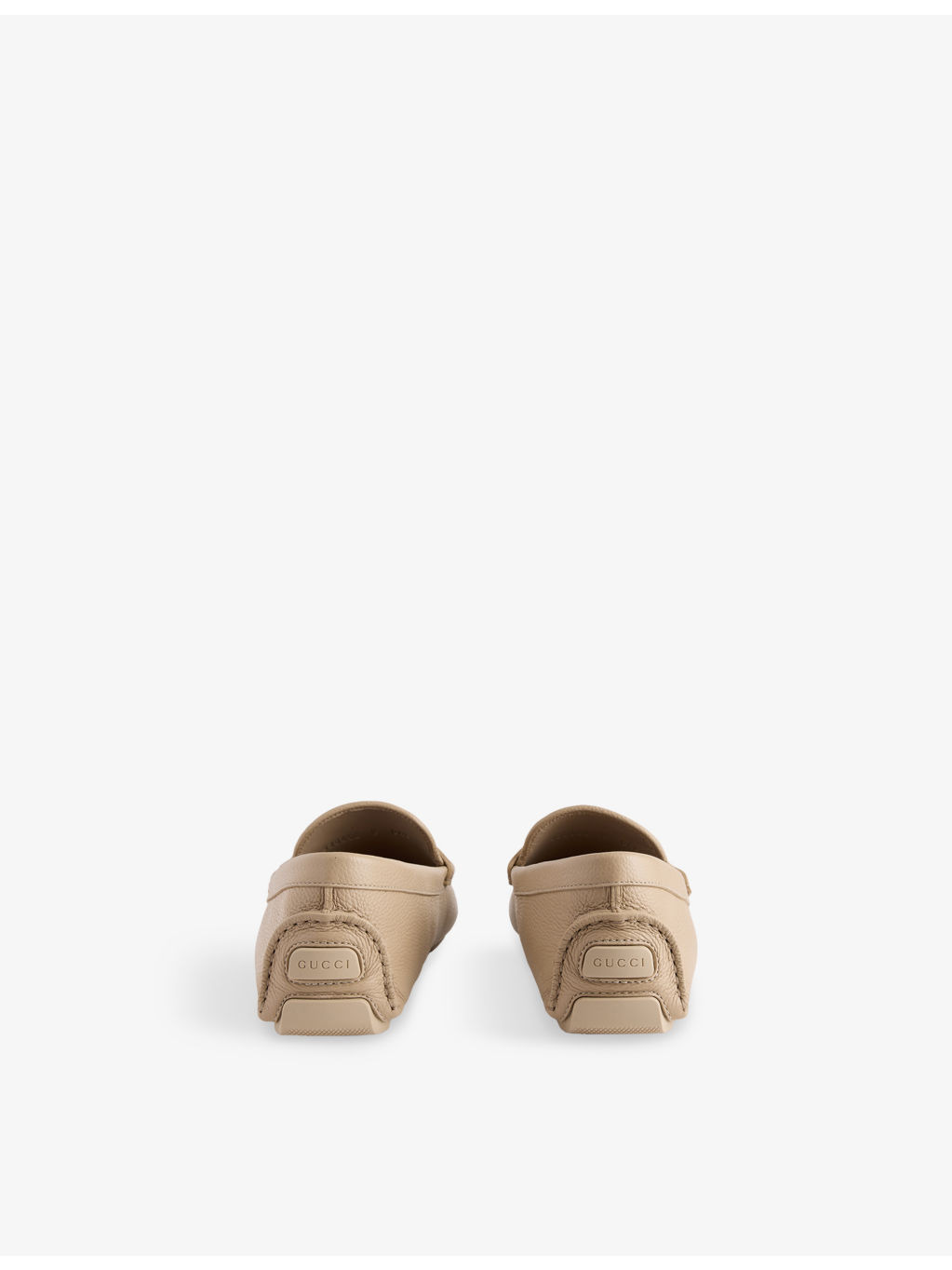GG Leather Driver Loafers - 4