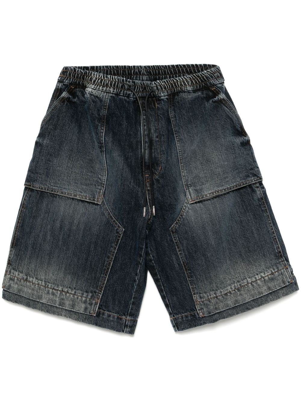 denim shorts - 1