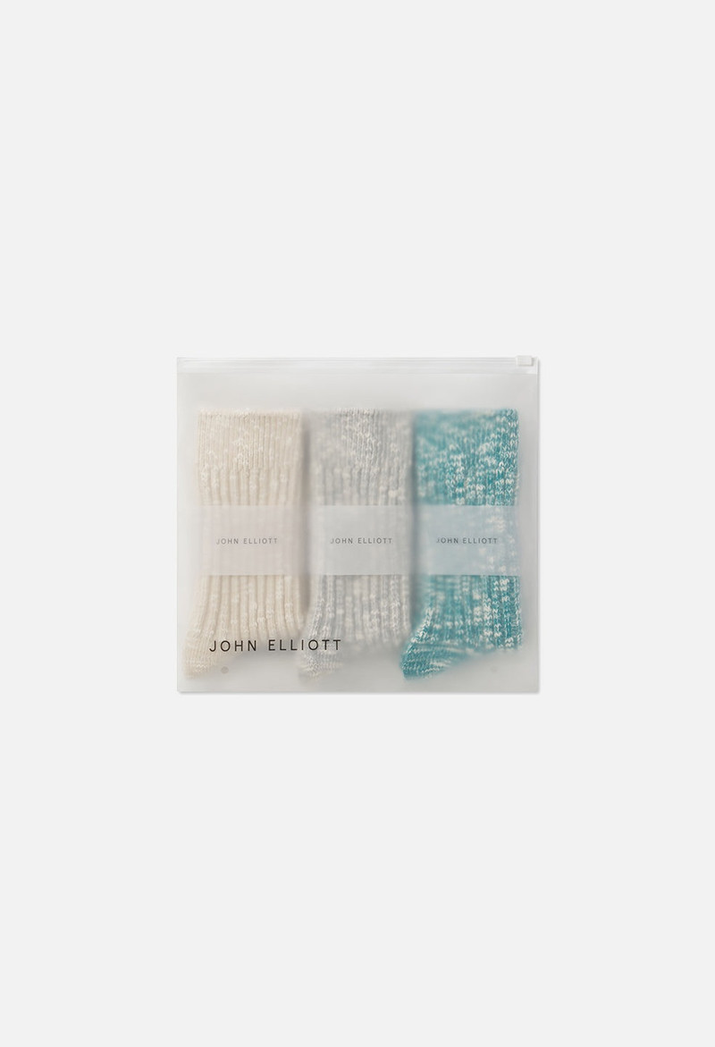 John Elliott FOUNDATION 3 PACK SOCKS outlook