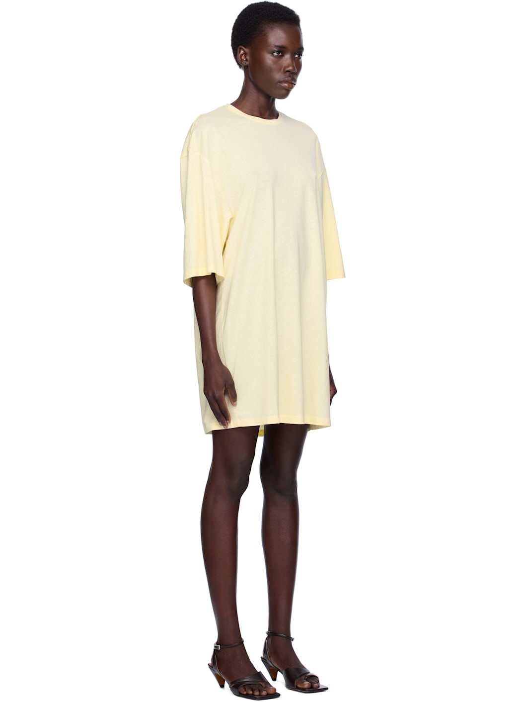 Yellow Relaxed Tee Minidress - 2