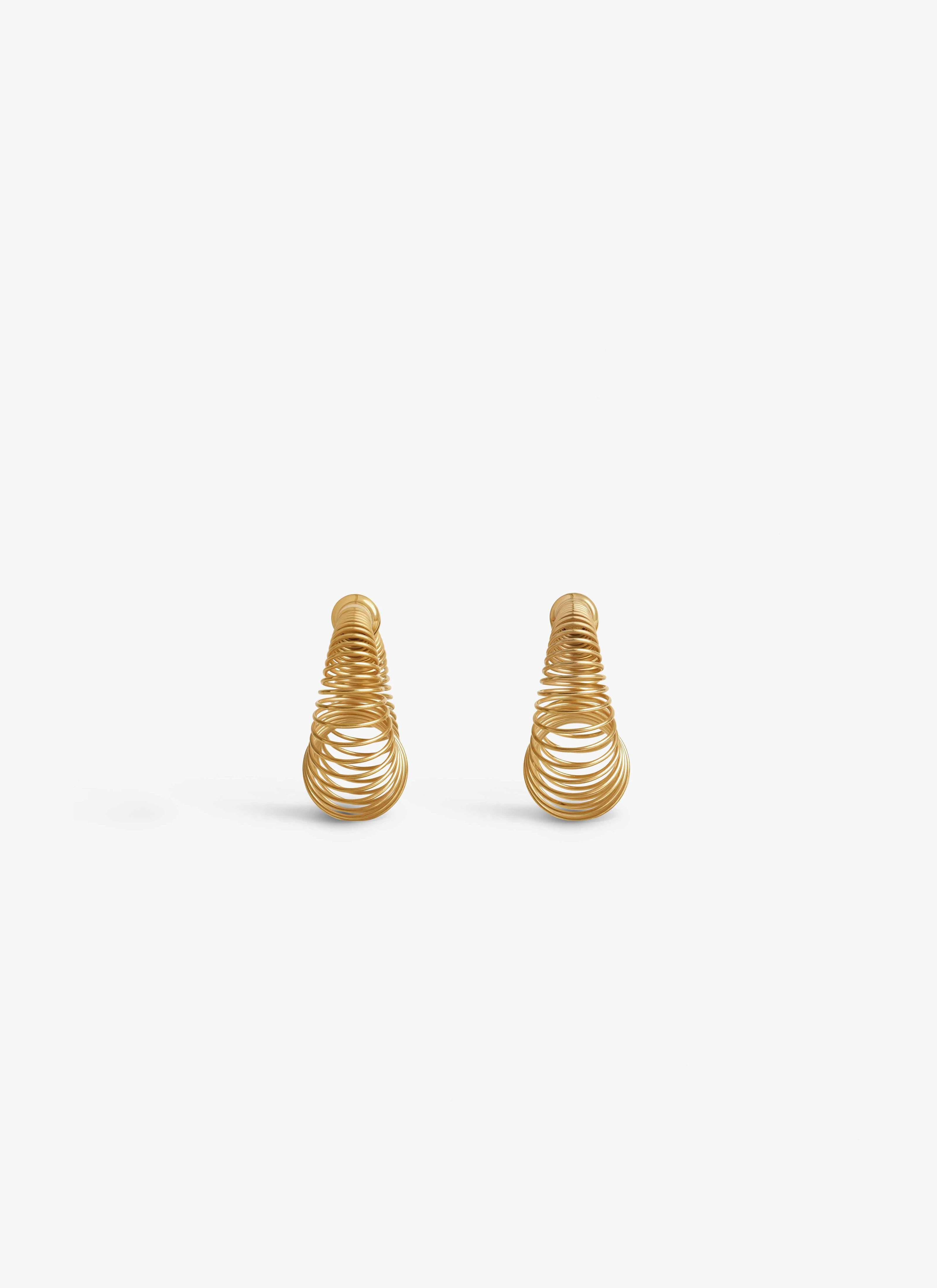 SMALL SPIRAL HOOPS - 2