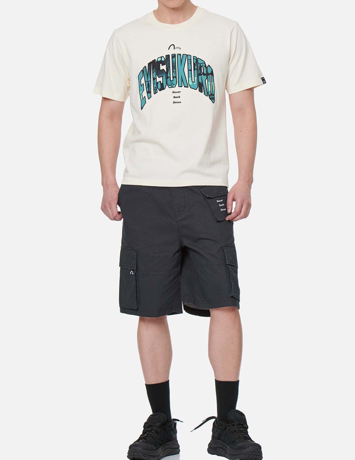 Pigment Washed Cargo Shorts - 5