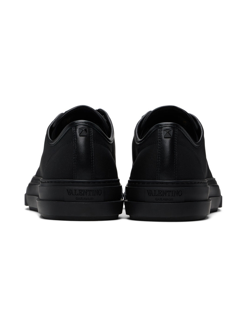 Black Canvas Sneakers 2