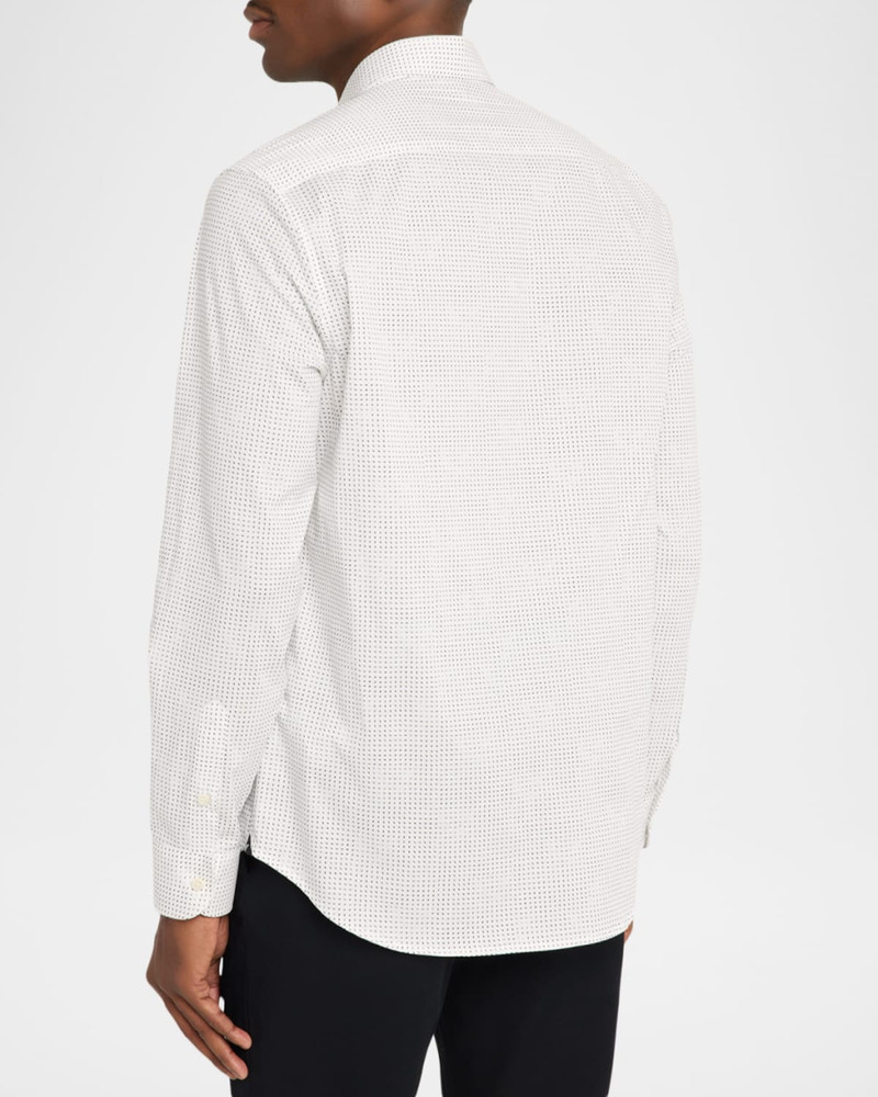 Men's Cotton Micro-Pattern Sport Shirt 3