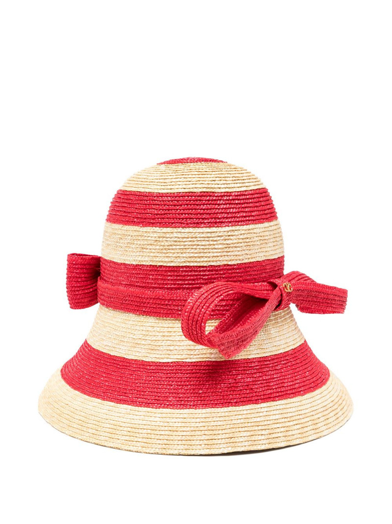 striped bow hat 1