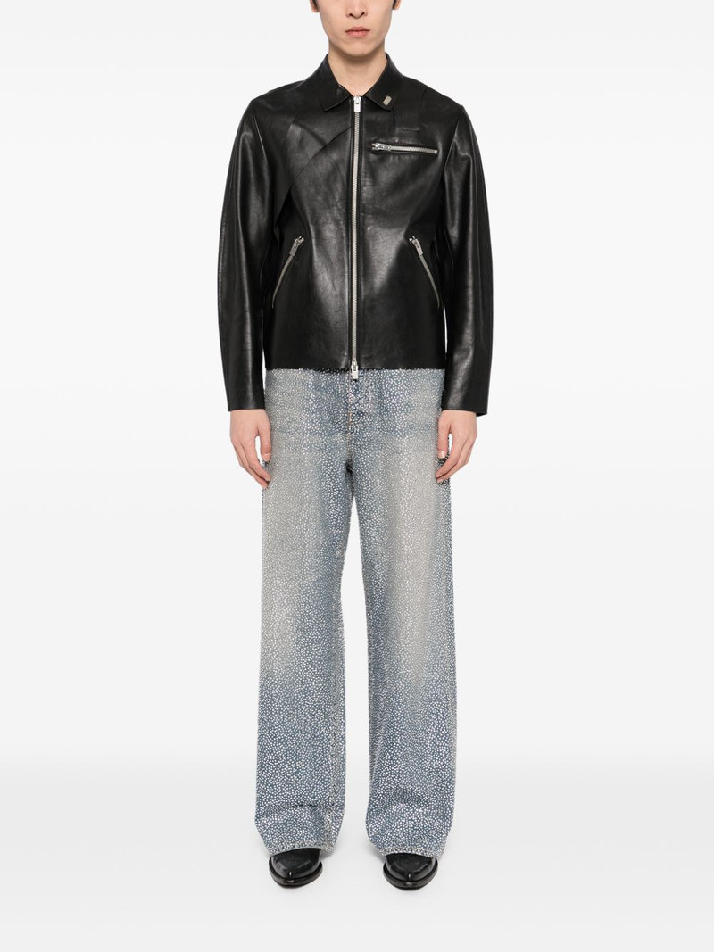 AMIRI embellished straight-leg jeans outlook