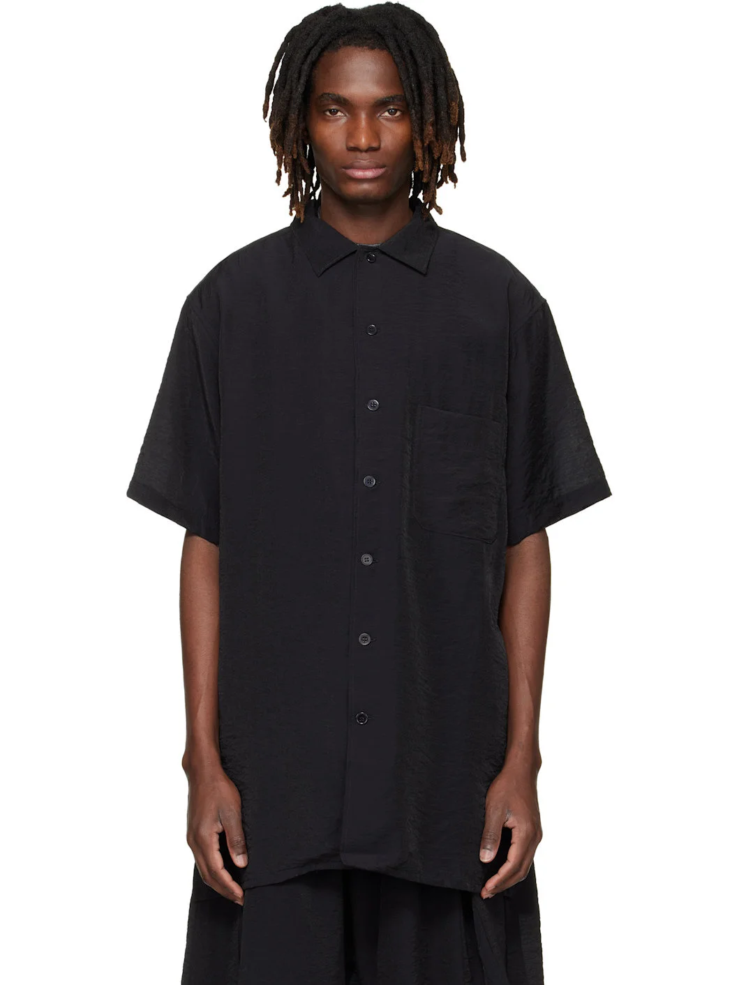 Black Short Sleeve Shirt - 1