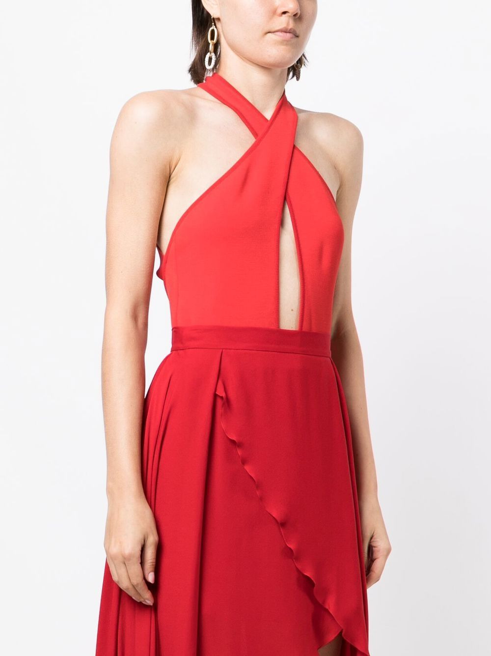 halter keyhole body suit - 3
