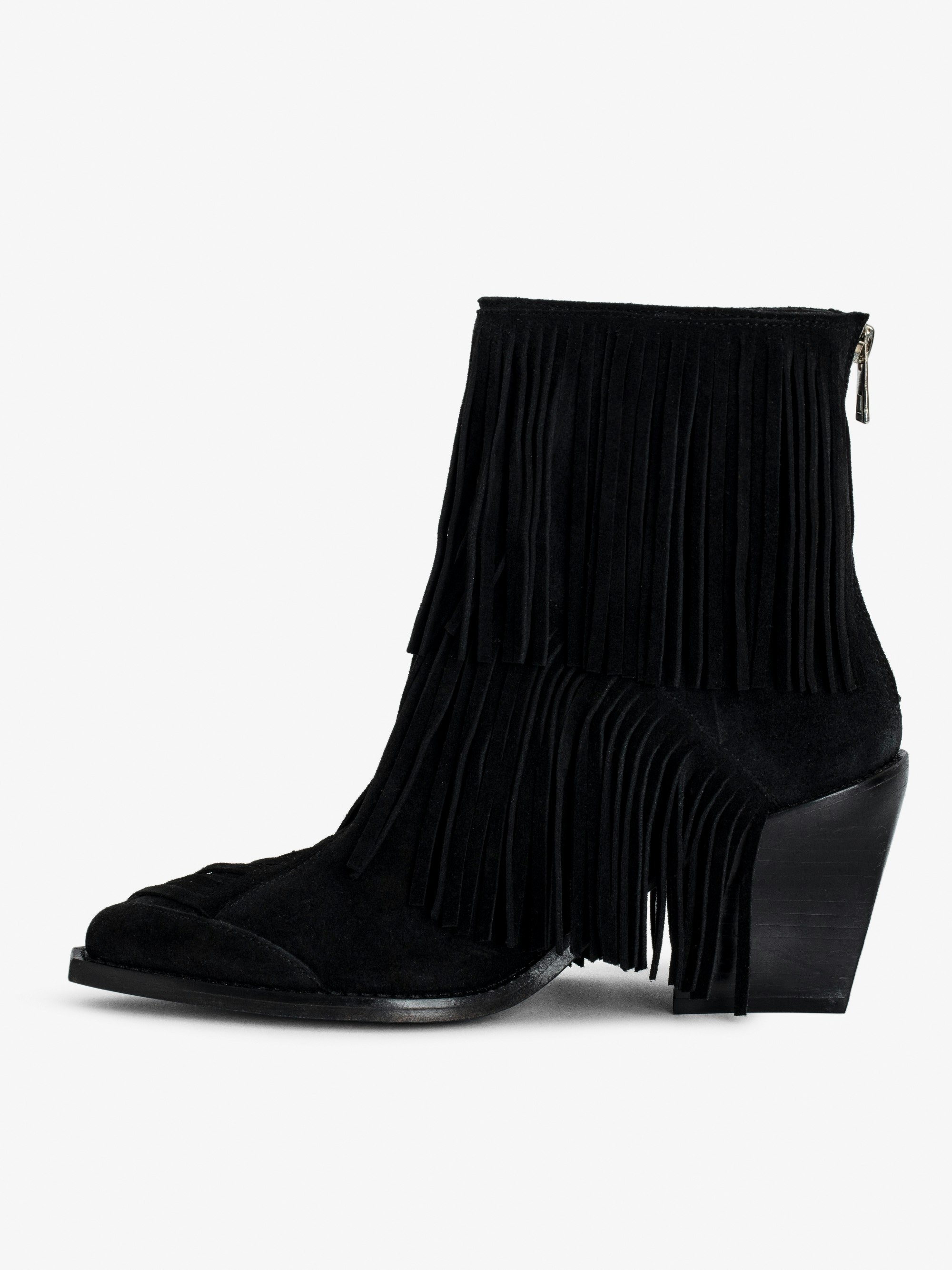 Cara Suede Ankle Boots - 2