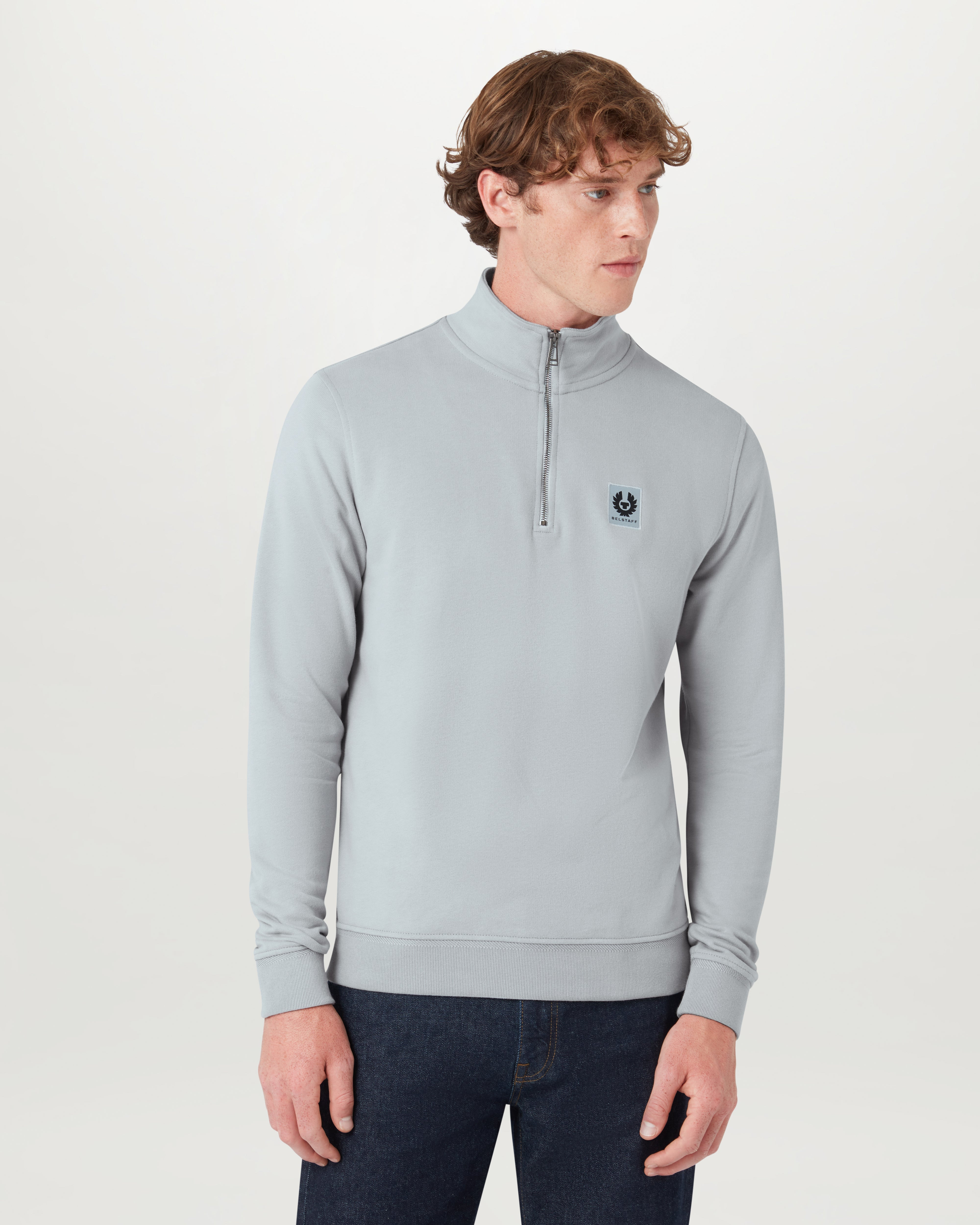 BELSTAFF QUARTER ZIP SWEATSHIRT - 4
