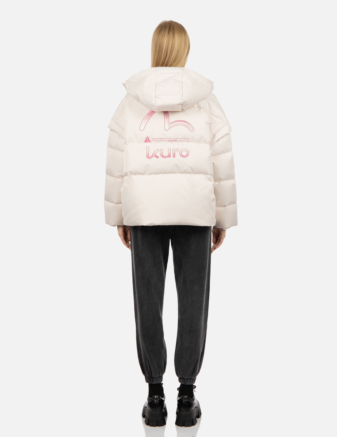 Logo and Seagull Embossed Sweatpants - 6