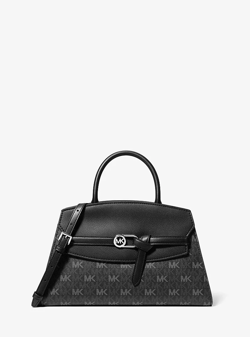 Greta Medium Signature Logo Satchel - 1