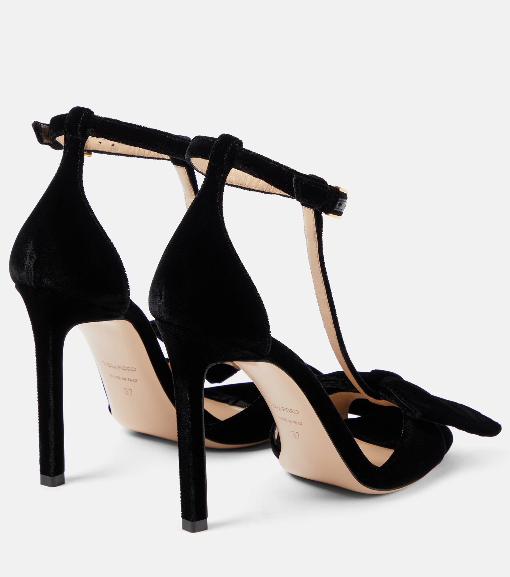 Brigitte velvet sandals - 3