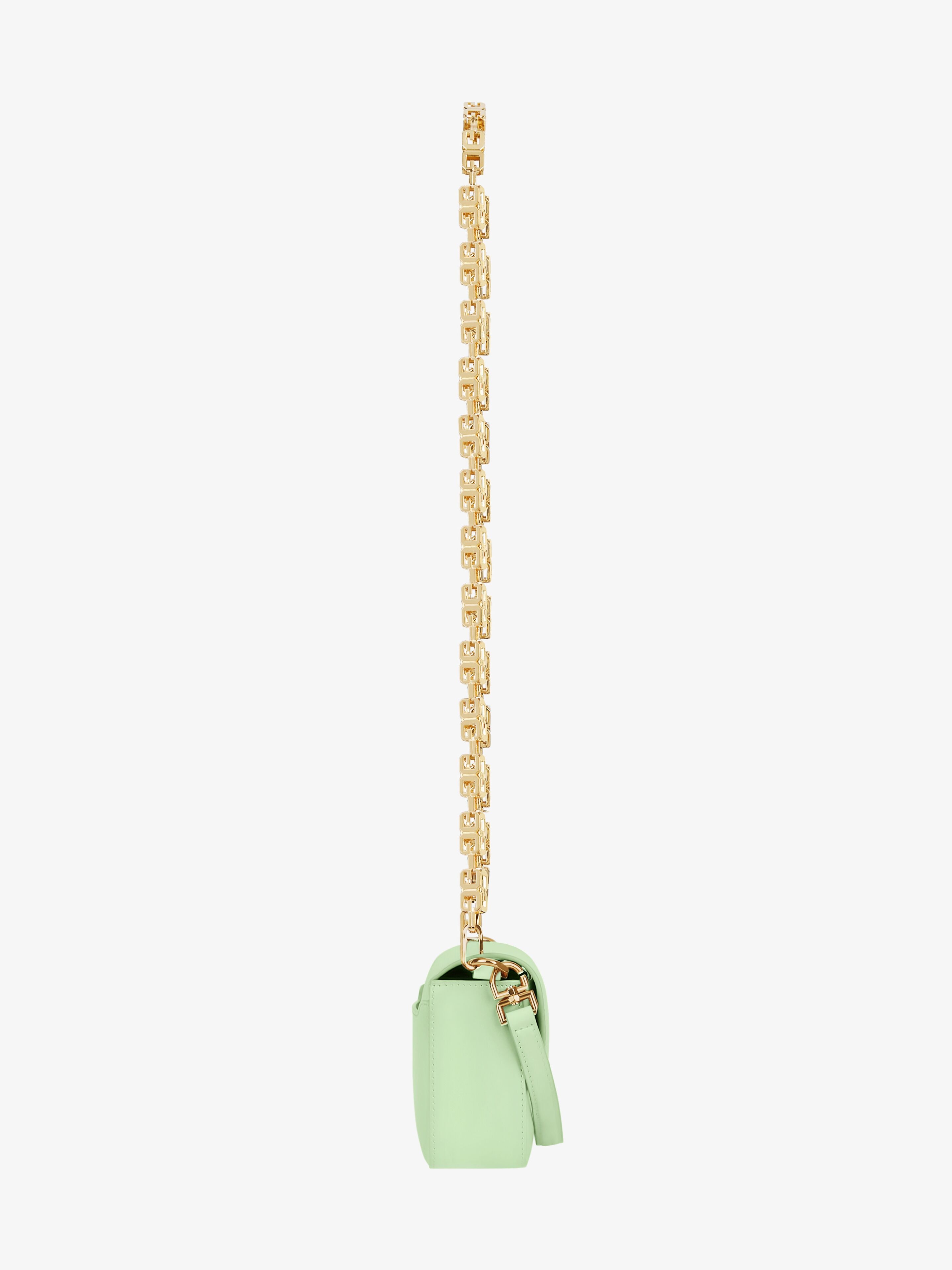 SMALL 4G BAG IN SHINY LEATHER WITH CHAIN - 4