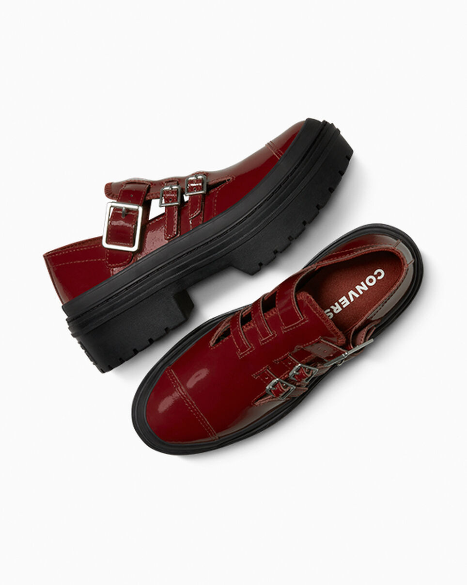 Chuck Taylor All Star Lugged Heel Mary Jane Platform Patent Leather - 5