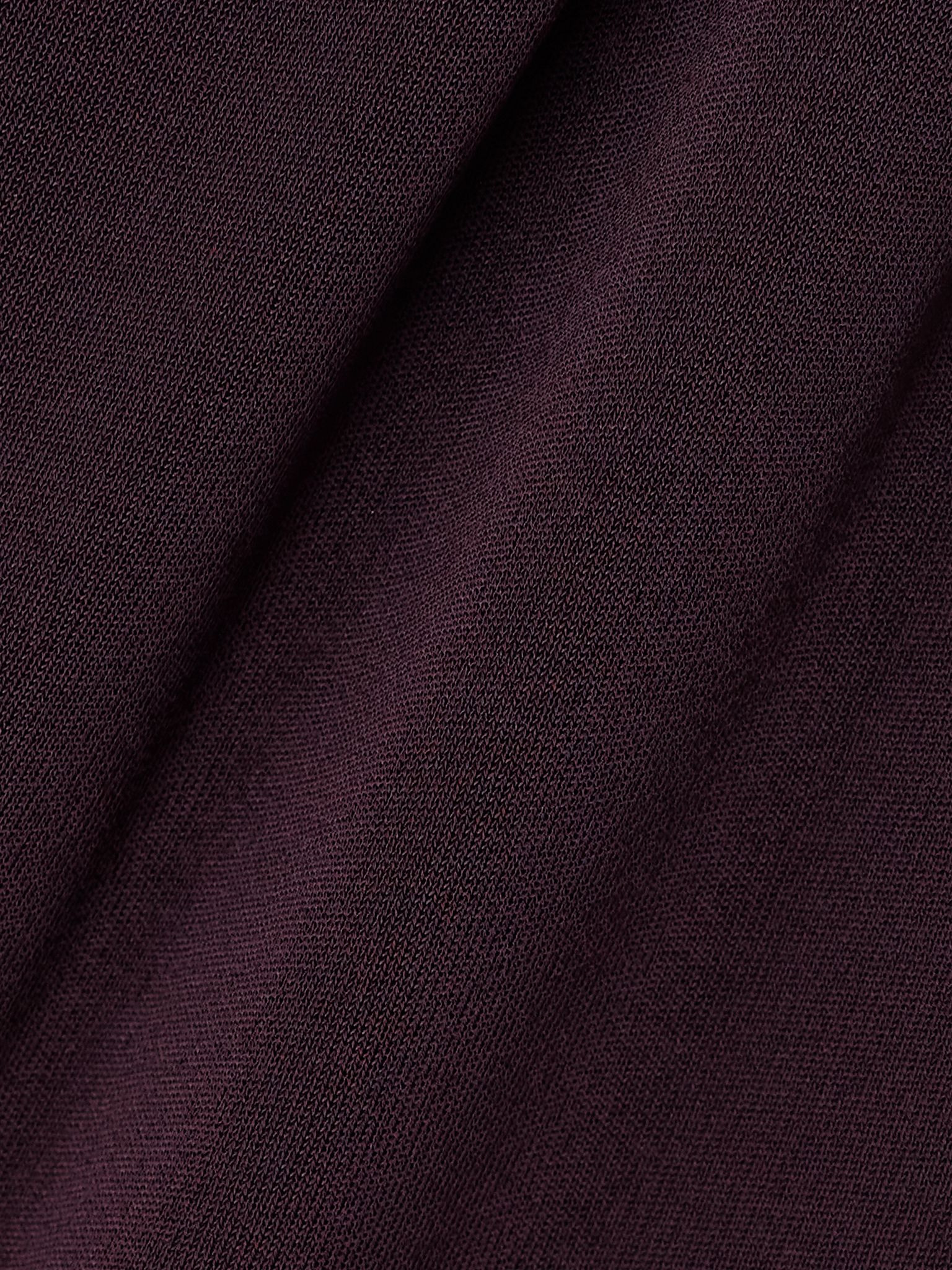 Draped cutout jersey dress Purple - 4