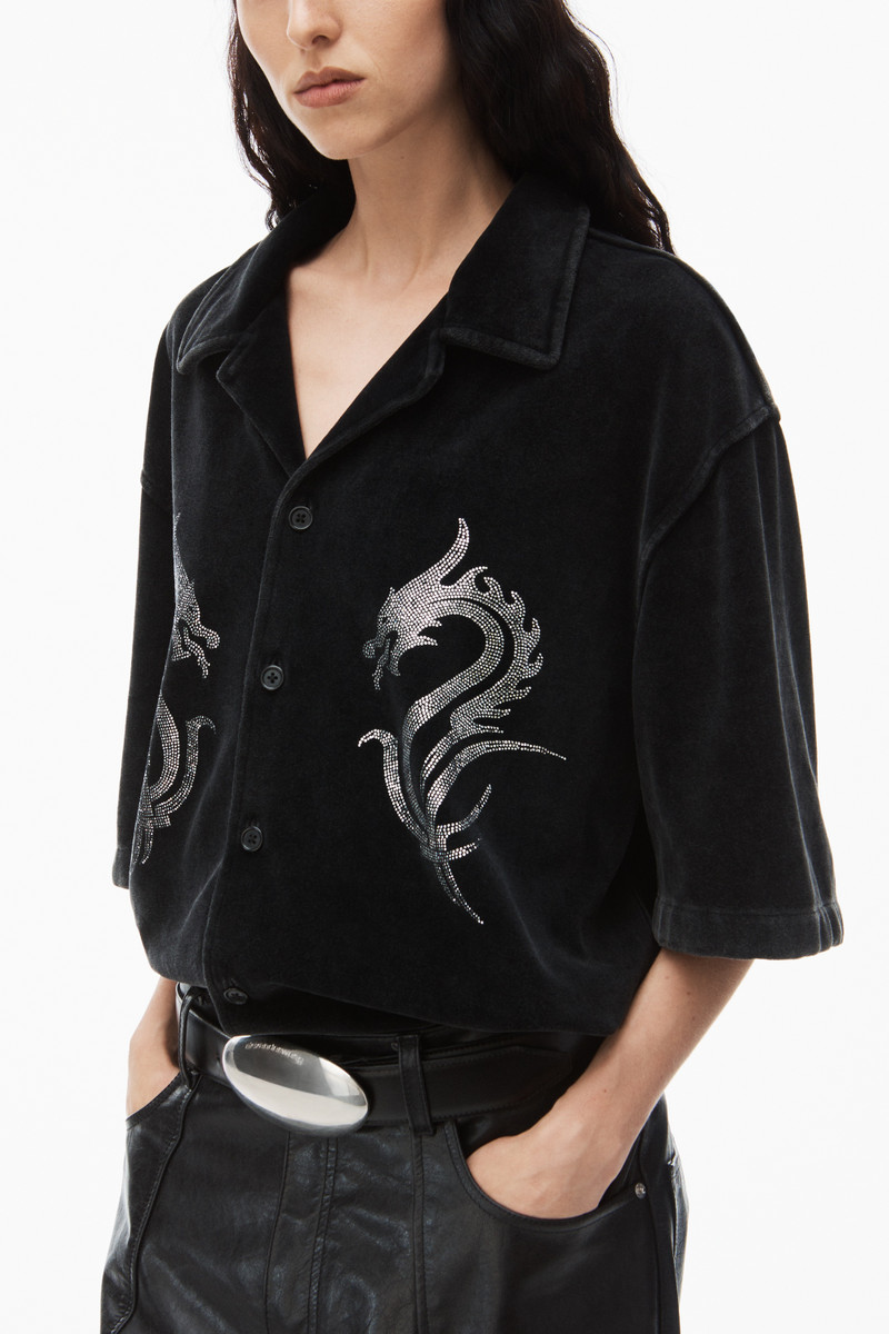 dragon hotfix shirt in velour 5