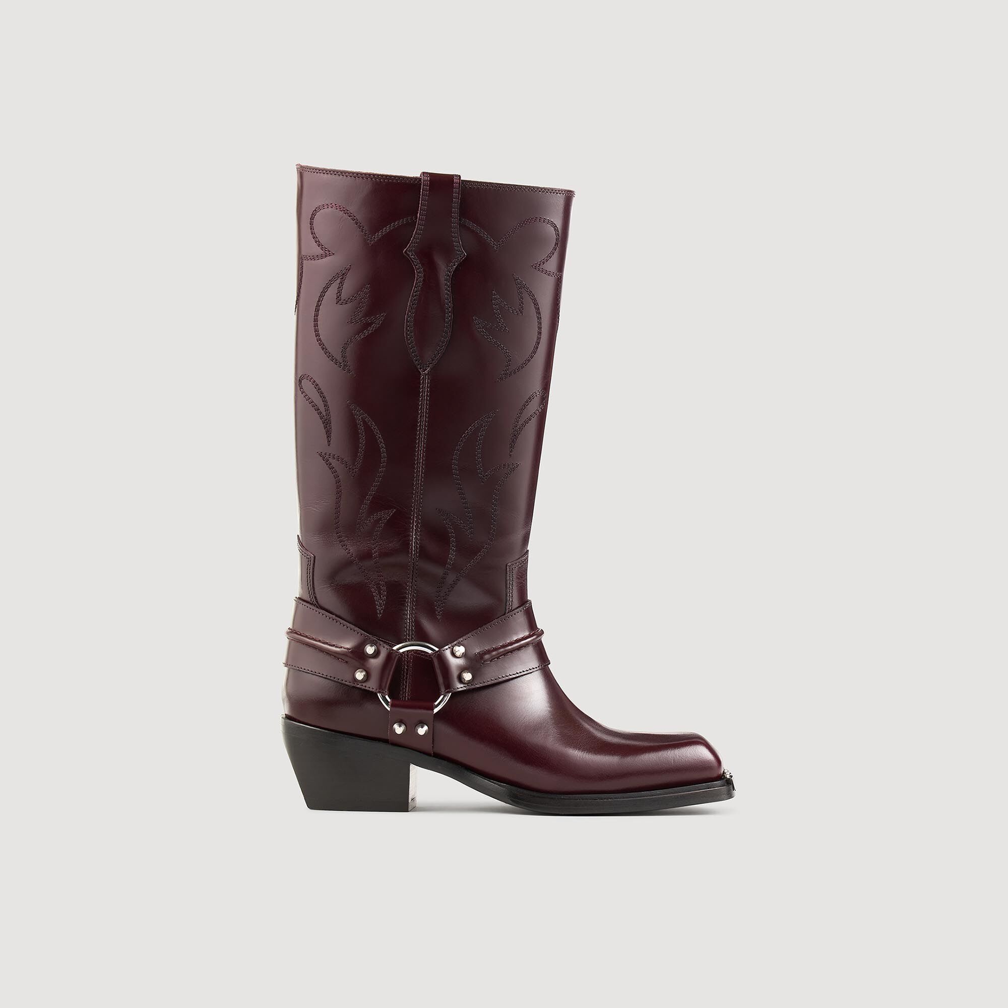 TALL BOOTS WITH SQUARE TOES - 1