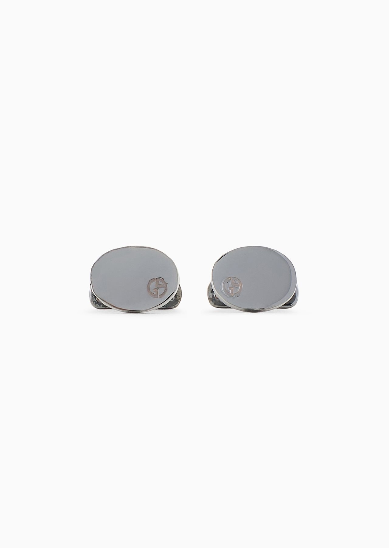 Sterling silver cufflinks with enamel detail - 1
