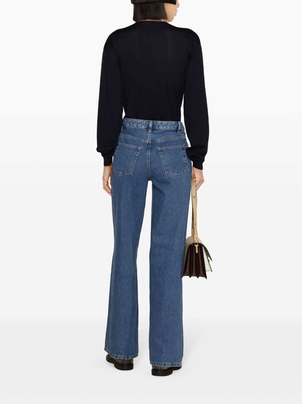 Elisabeth high-rise wide-leg jeans - 4