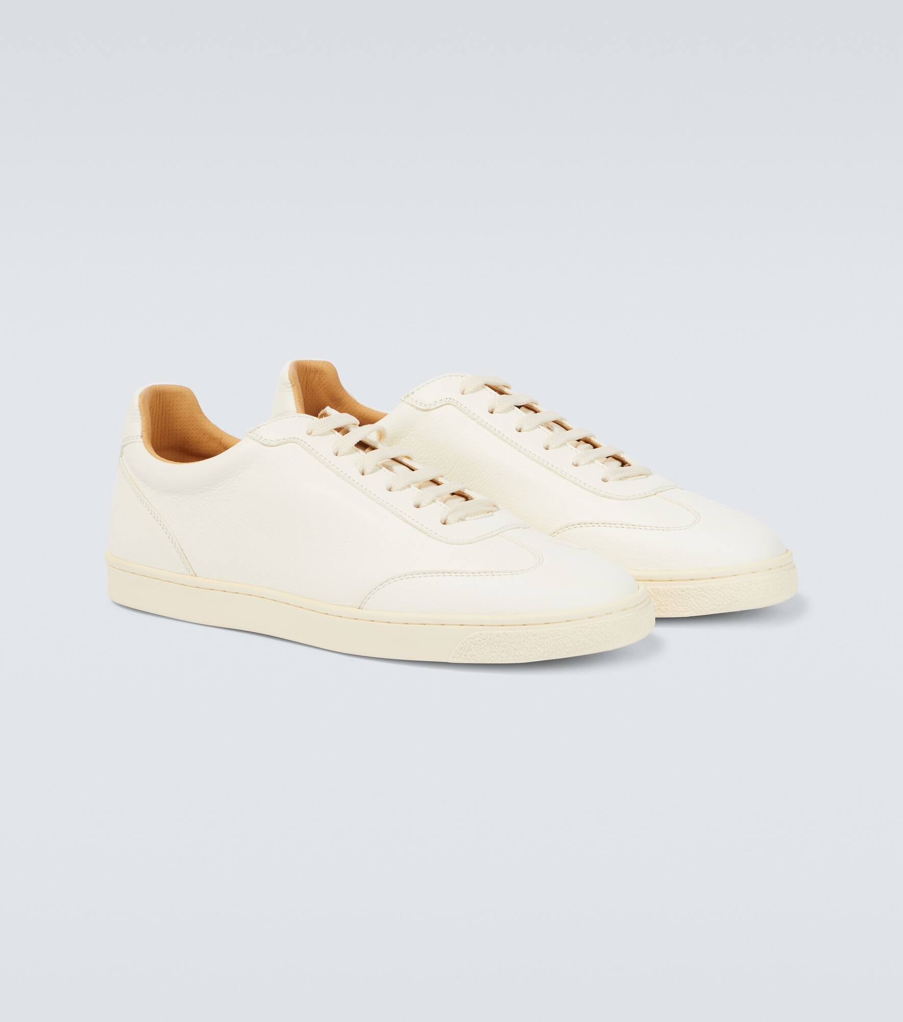 Leather sneakers - 5