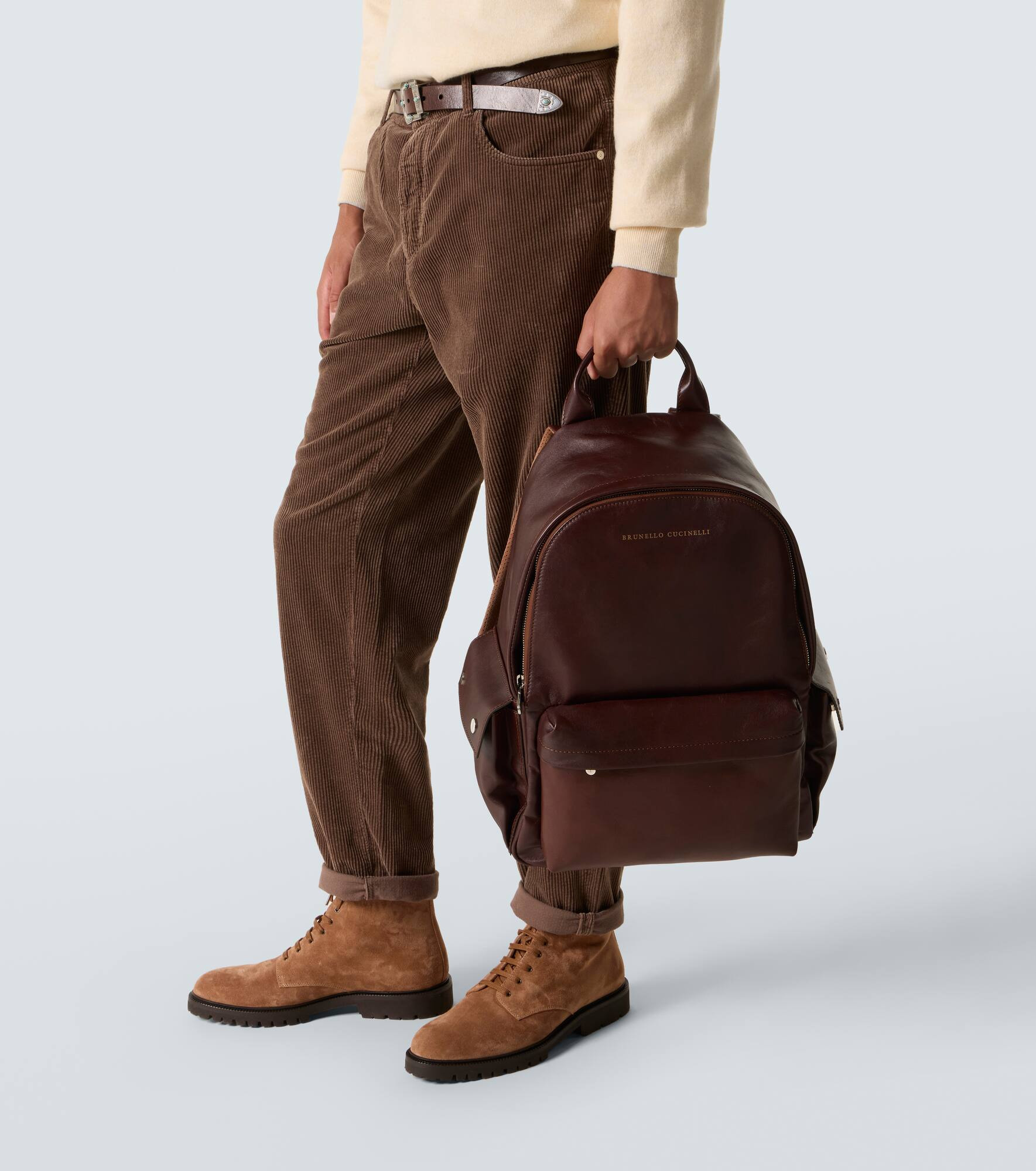 Leather backpack - 2