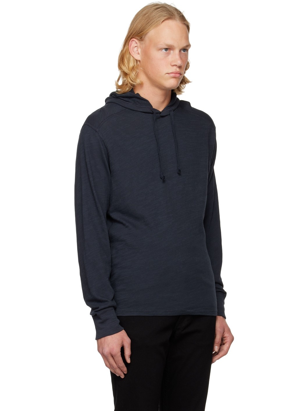 Navy Classic Flame Hoodie - 2