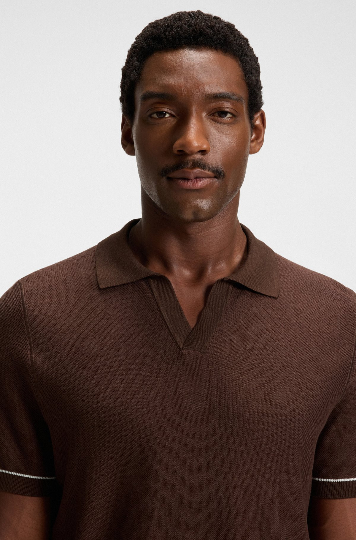 SWEATER WITH JOHNNY COLLAR - 3