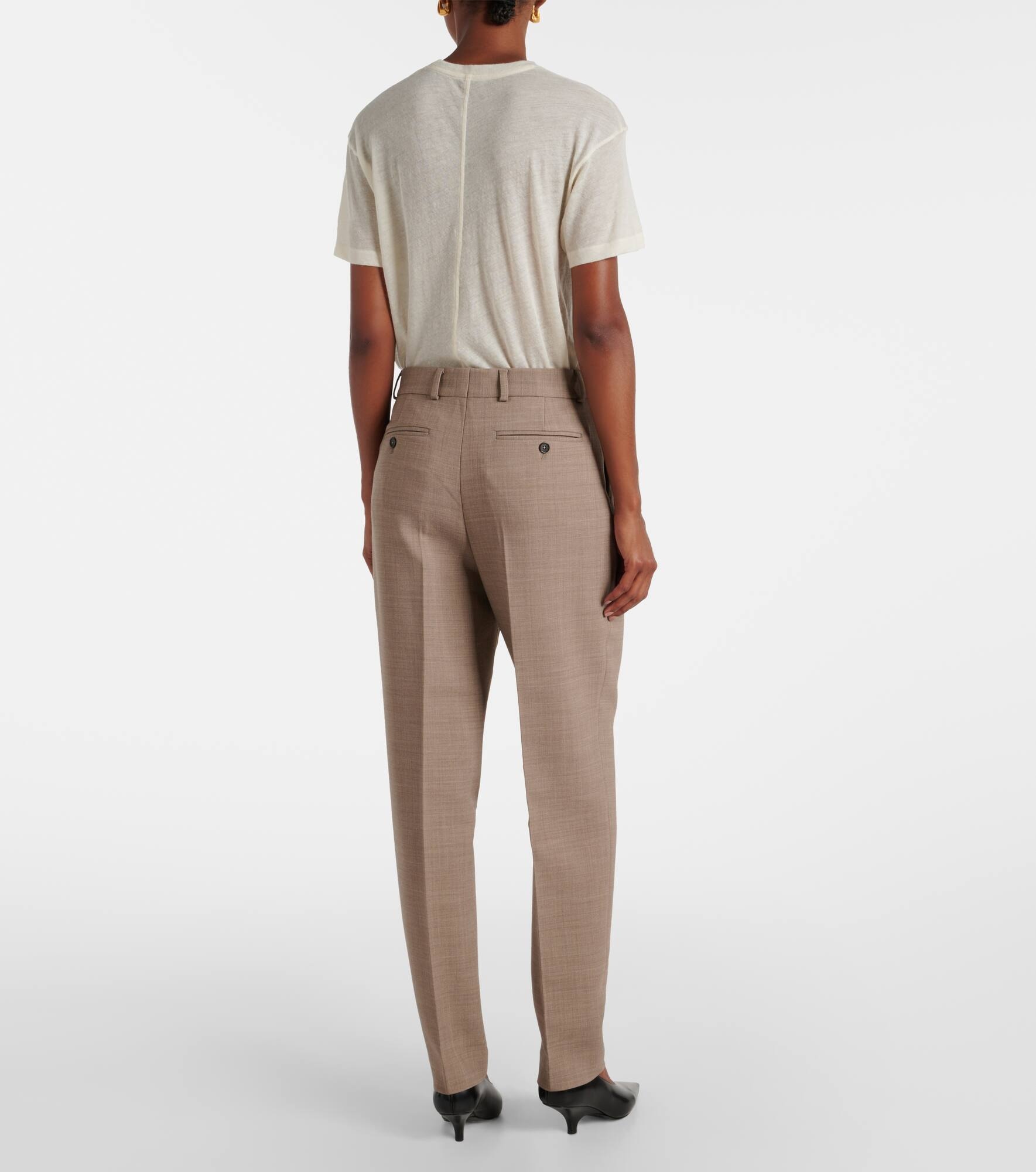 Low-rise straight pants - 3