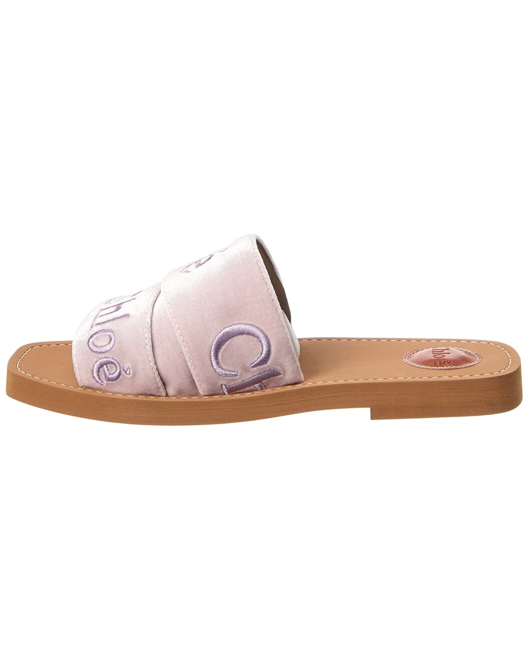 Chloé Woody Velvet Slide - 2