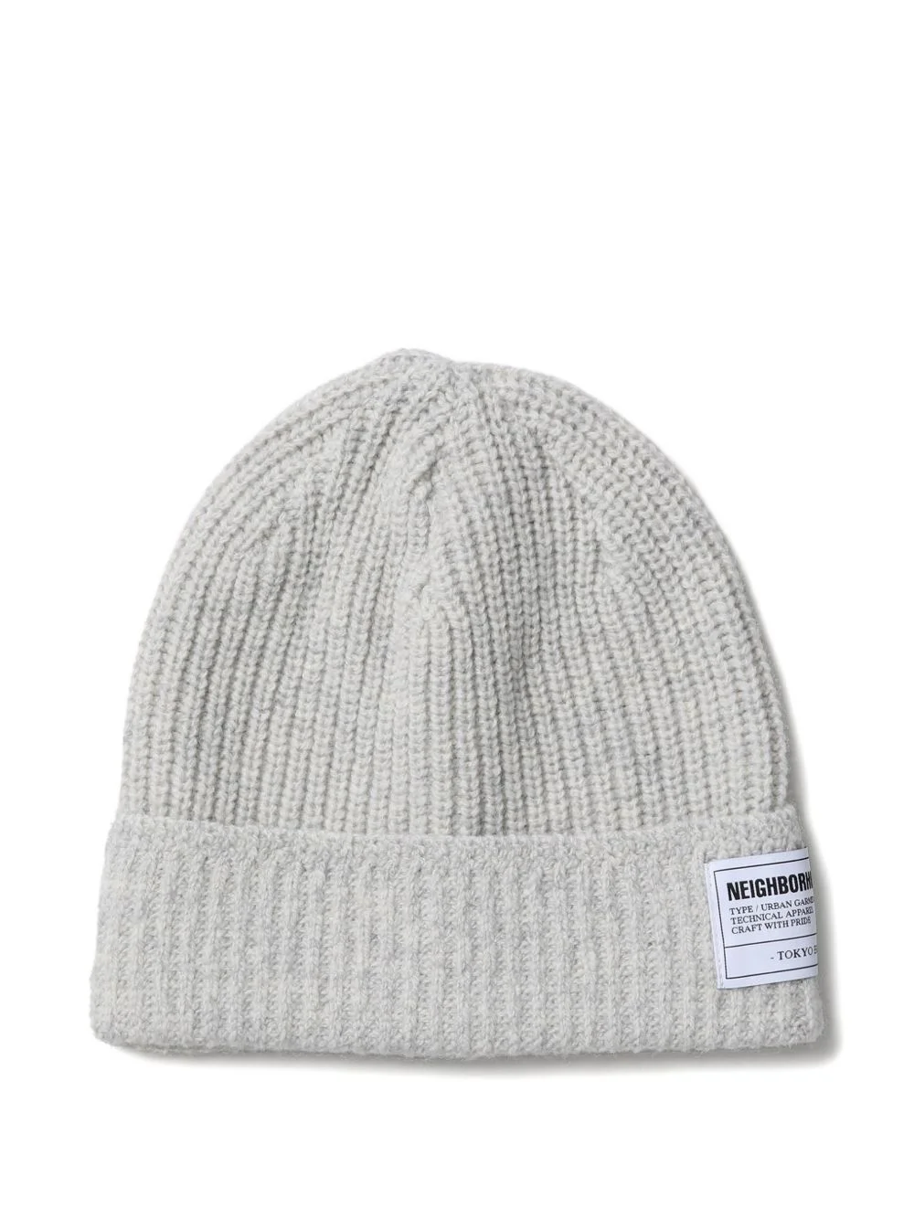ribbed beanie hat - 1