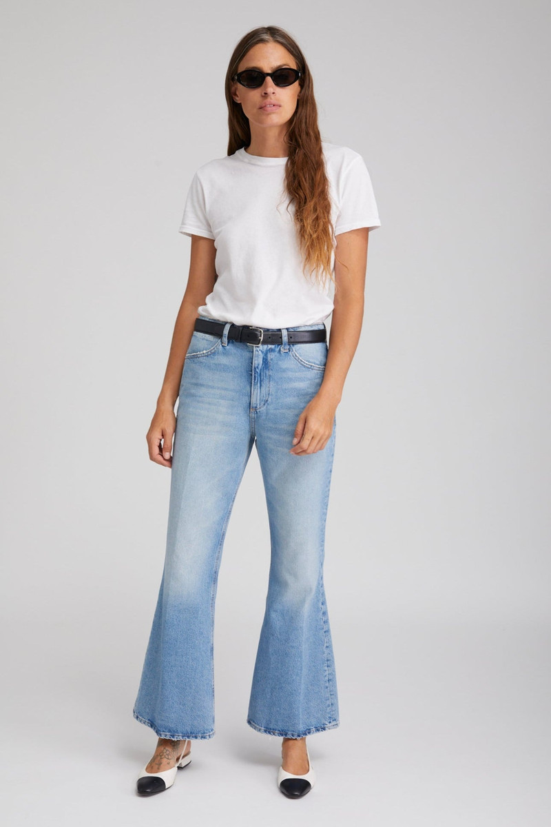SPRWMN VICTORIA BOYFRIEND FLARE DENIM outlook