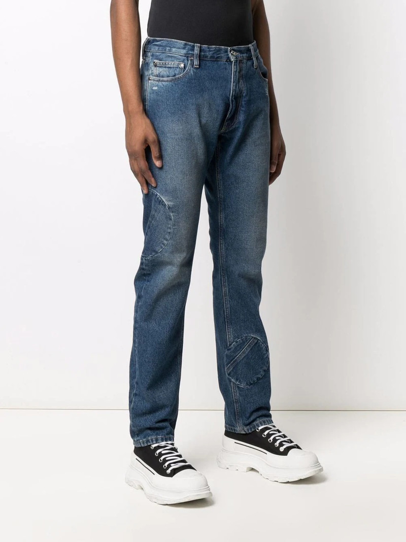 logo-print slim-fit jeans 3