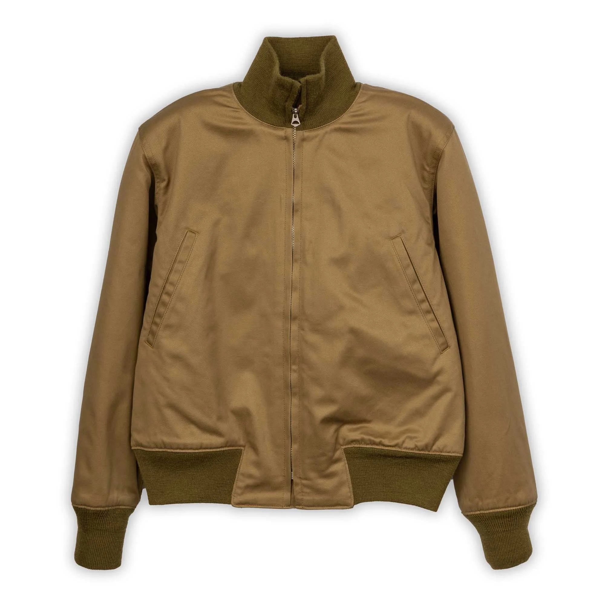 Buzz Rickson's Slash Pocket Tanker Jacket L. Olive Drab - 1