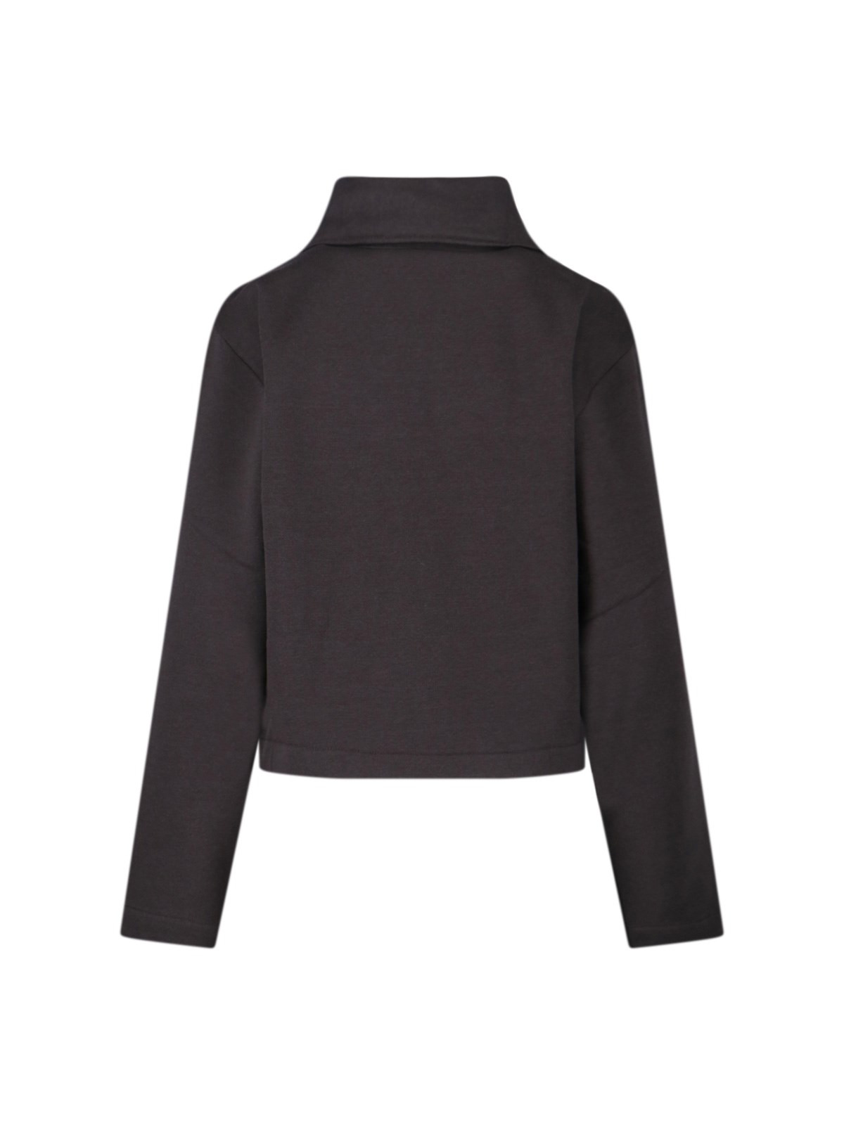 ZIP WOOL BLEND SWEATSHIRT - 2