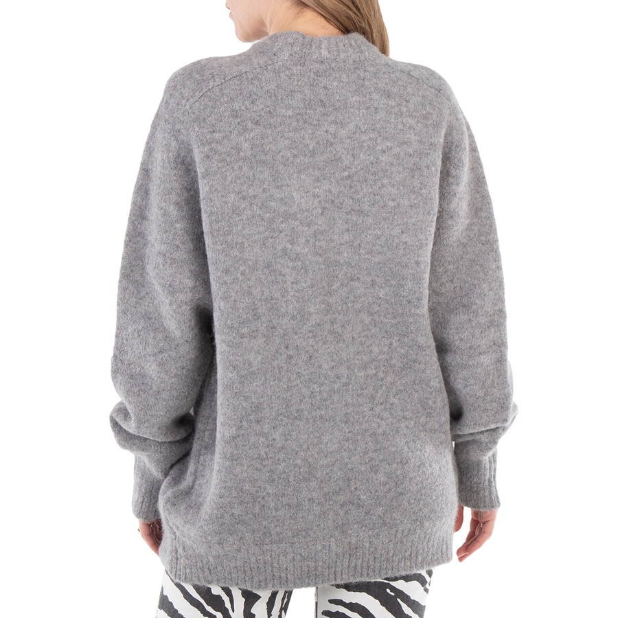 Rotate Oversized Knitted Logo Jumper - 3