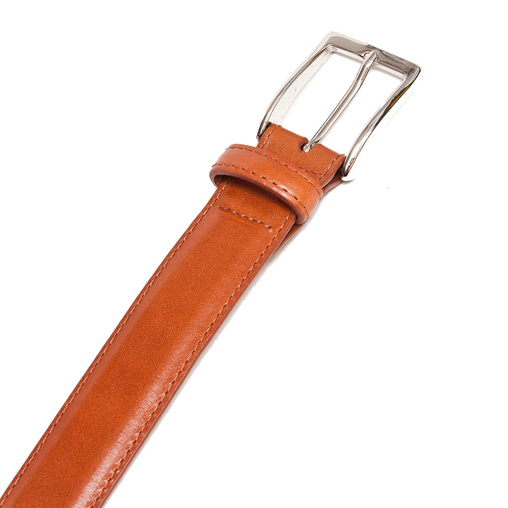 Calf Leather Belt Tan - 2