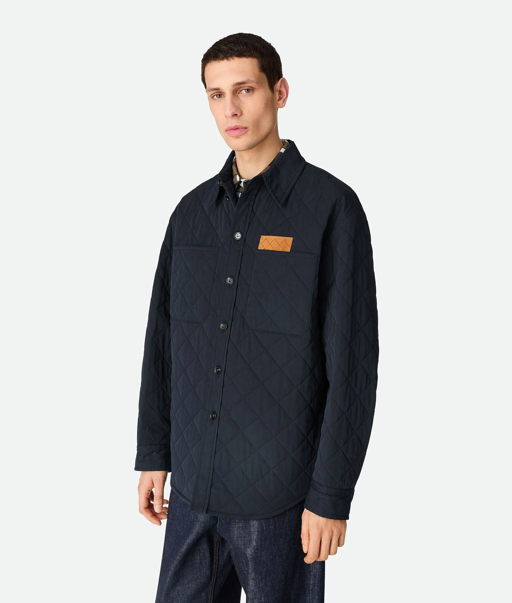 Quilted Cotton Overshirt - 1