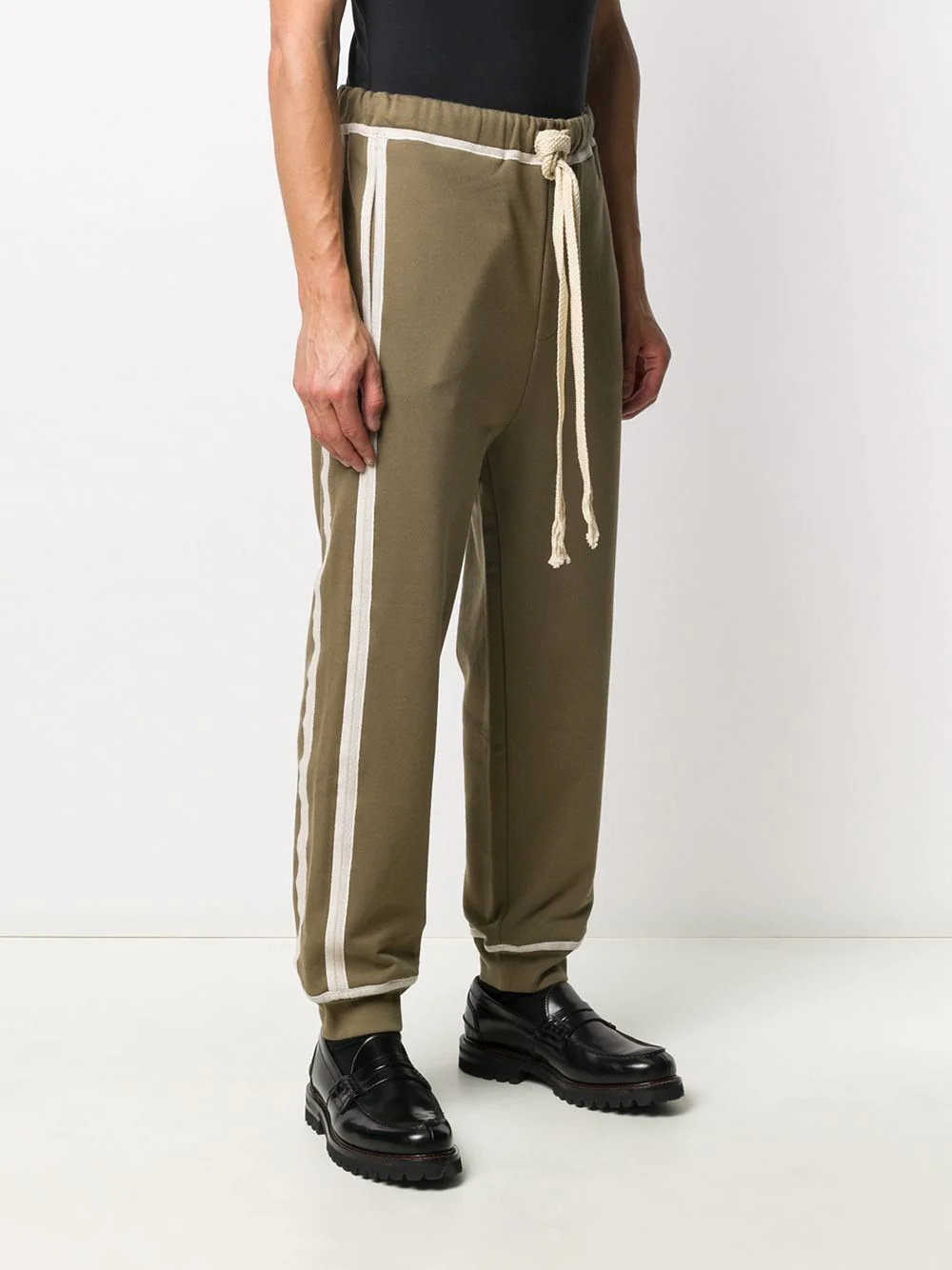 Anagram embroidered track pants - 3