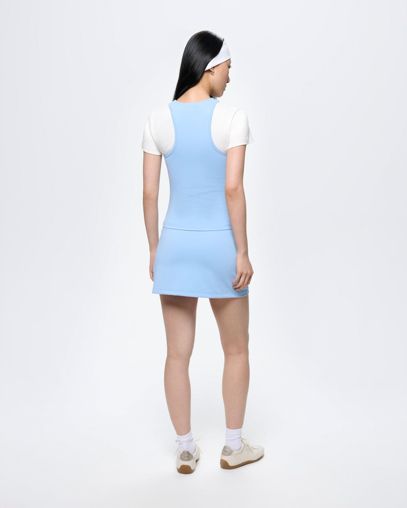 Womens Court Side Skort - Dewdrop Blue 5