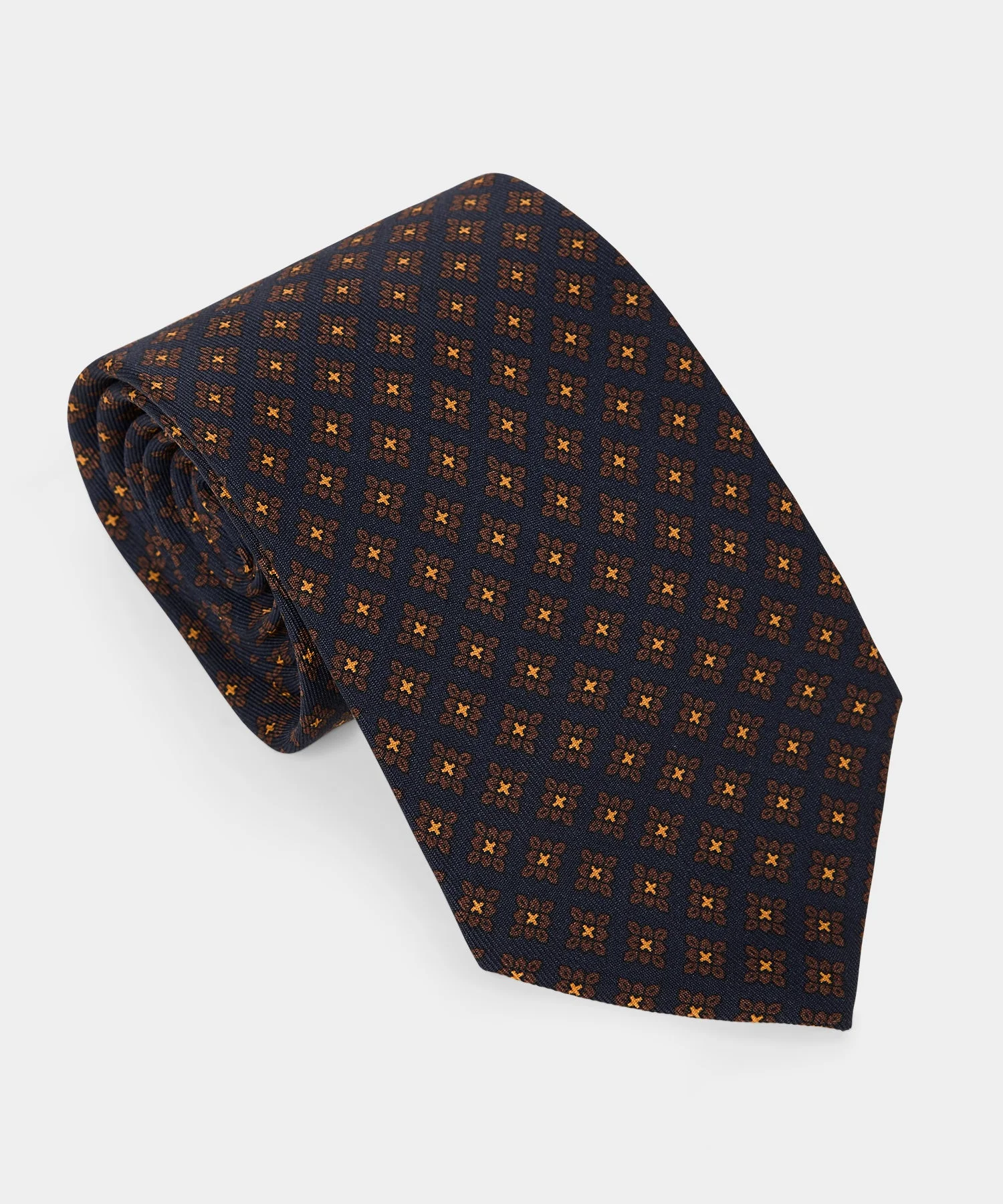 Italian Medallion Silk Tie - 1