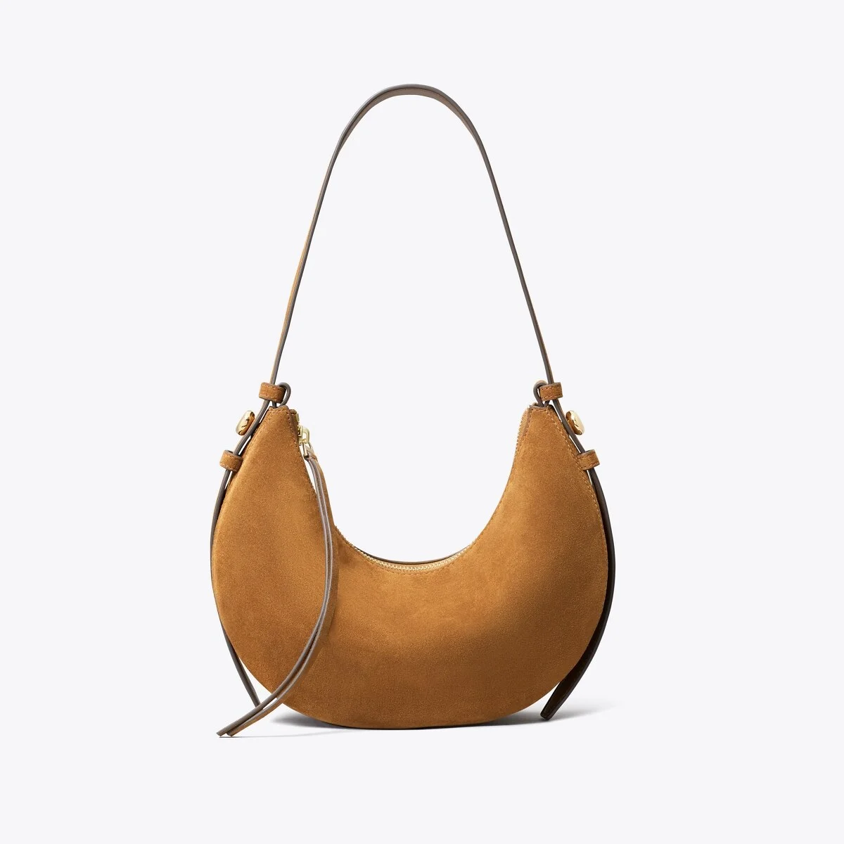 Romy Suede Half Moon Bag - 1